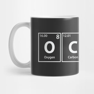 Octane (O-C-Ta-Ne) Periodic Elements Spelling Mug